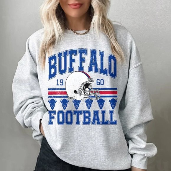 Other - 1960 Buffalo bills Football Sweatshirt, Buffalo Shirt, Buffalo Football H25